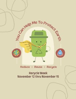 recycle week flyer