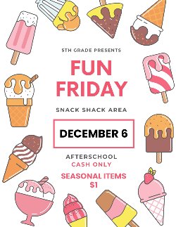 fun friday fundraiser