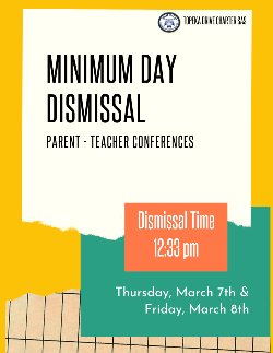 Topeka Charter Minimum Day Dismissal Flyer