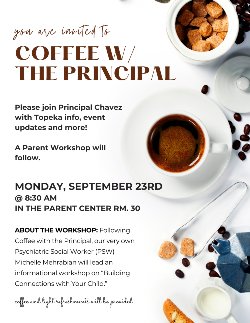 Coffee with the Principal Flyer