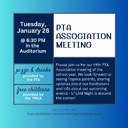 Topeka Drive PTA Association Meeting