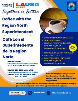 Region North Coffee with the Superintendent