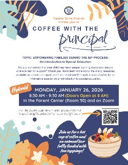 Coffee with the Principal Flyer