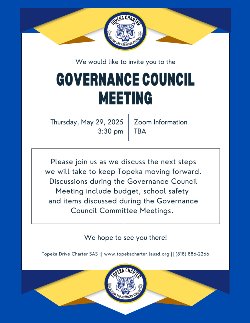 Governance Council Meeting Flyer