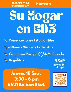 BD3 Open House Flyer Spanish