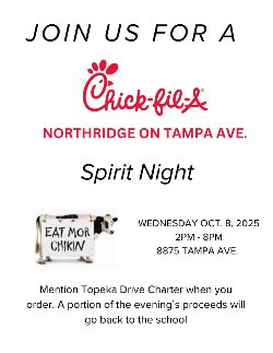 PTA Dine Out Flyer