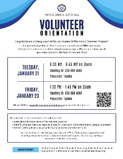 Volunteer Orientation Flyer