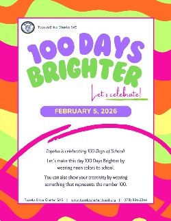 100 Days of School Flyer