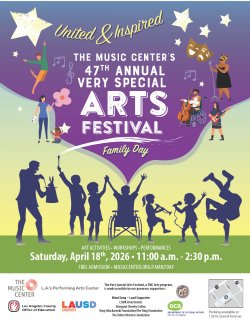 LAUSD Region North Arts Fest 2026 Flyer