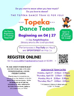 Dance Team 2026 Flyer